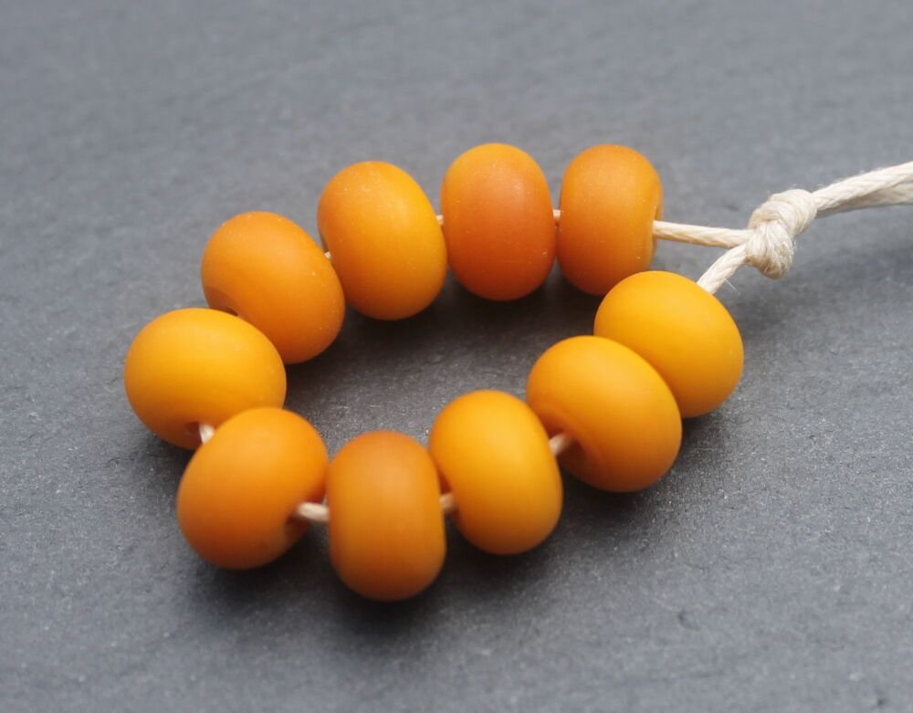 Frosted Ochre Spacers