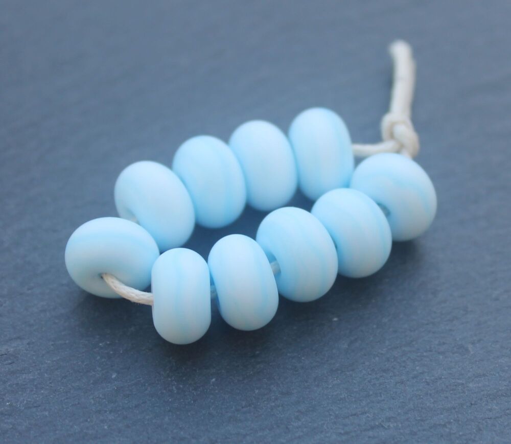 Frosted Marble Blue Spacers
