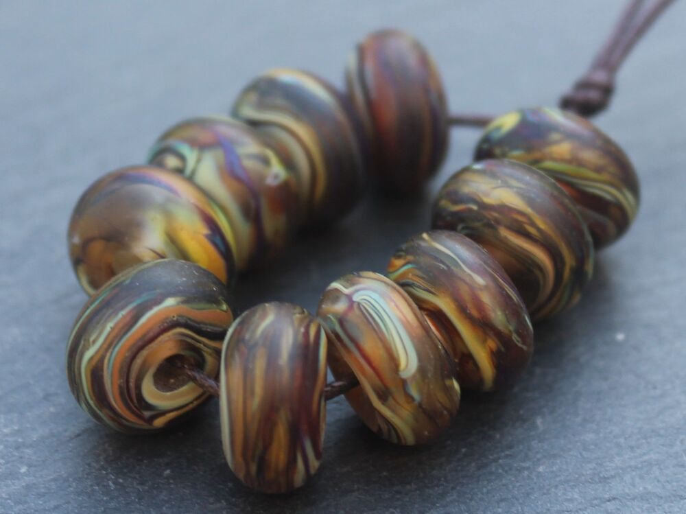 Raku Tabby Swirls