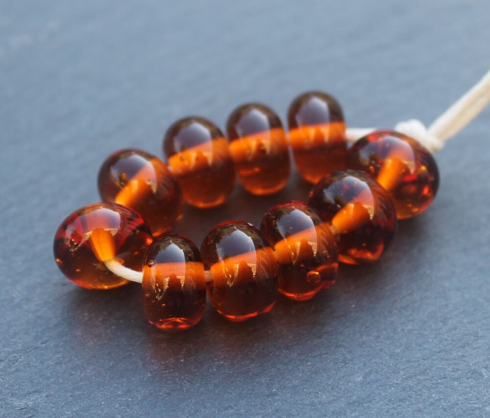 Mid Topaz Spacer Beads