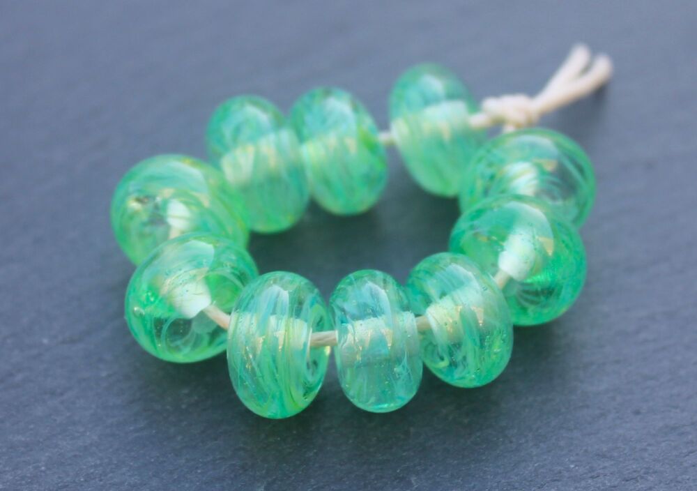 Cool  Green Swirls