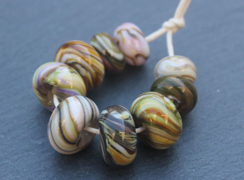 Natural Tones Twistie Beads