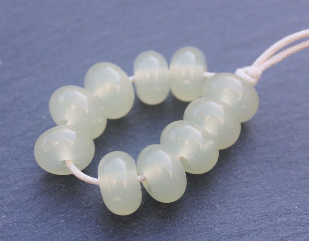 Cornsilk Opal Spacers