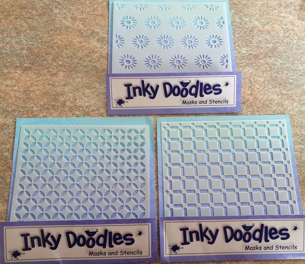Set of 3 Stencils - Springtime