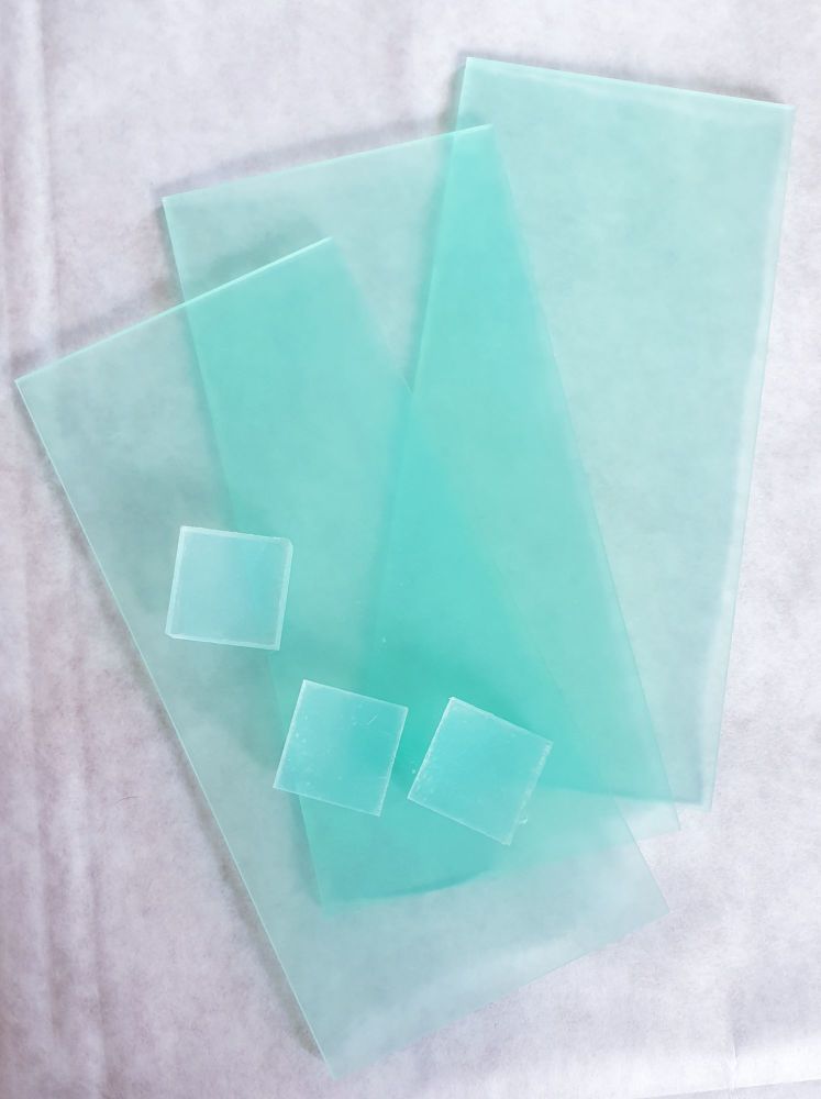 6 Acrylic Blocks (3 rectangle, 3 square)