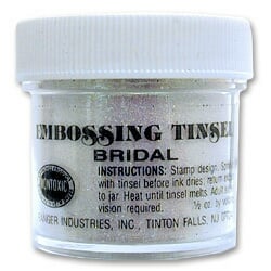 Embossing tinsel - bridal