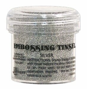 Embossing tinsel -silver