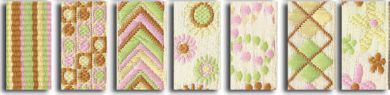 Maya Road Inspiration ribbon pack - pink / green