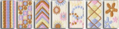 Maya Road Inspiration ribbon pack - blue / pink