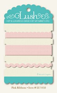My Mind's Eye ribbon pack - pink