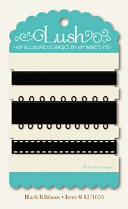 My Mind's Eye ribbon pack - black