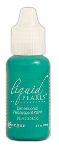 Liquid Pearls - peacock