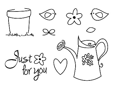 Just for you mini stamp set