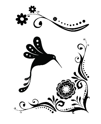 Hummingbird Mini Stamp Set