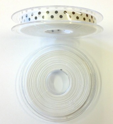 Crafty Impressions Ribbon 20m - white