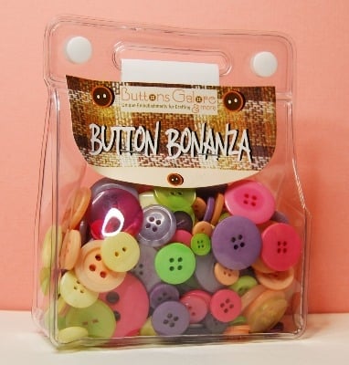 Button Bonanza - Cancy Store - 1/2 Lb 225g Button Assortment
