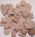 Pack of 52 Assorted MDF Shapes