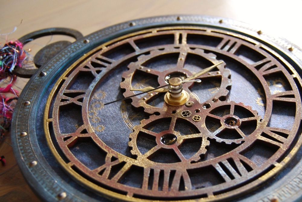 MDF Fob Watch Clock Kit