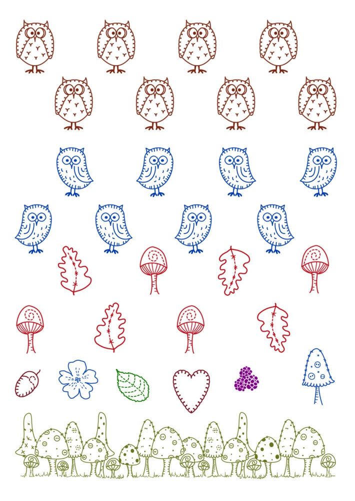A5 Owl Prints