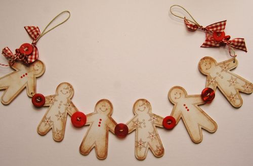 MDF Gingerbread Men - small set