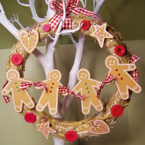 Straw Wreath 21cm