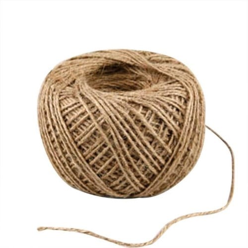 Natural flax string