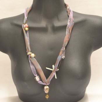 Necklace on mannequin