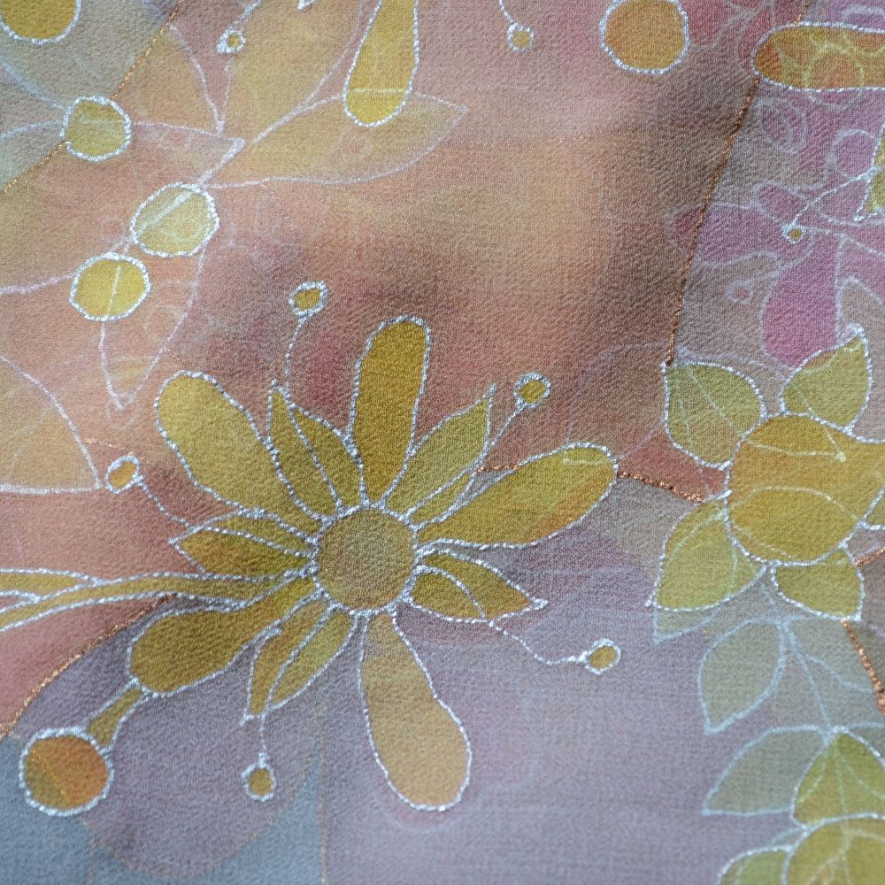 silk scarf detail