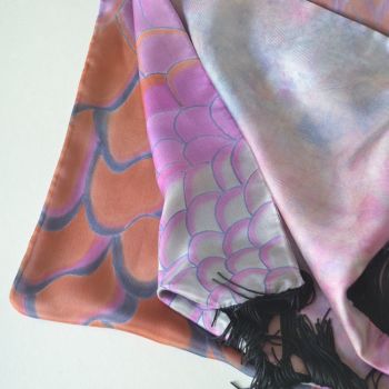 silk scarf detail