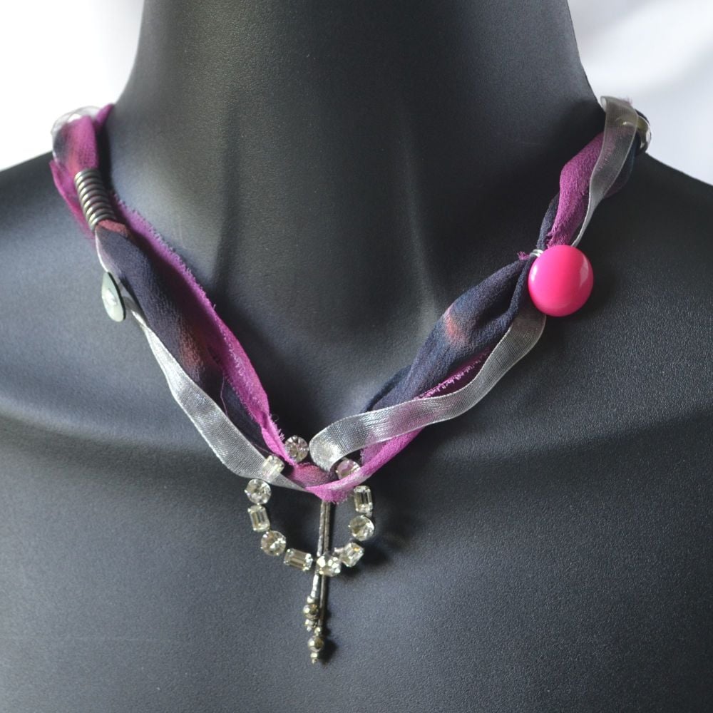 Necklace on mannequin