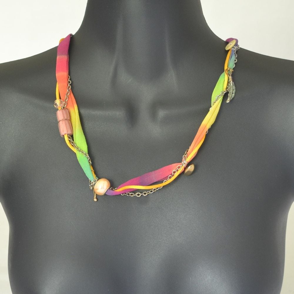 Necklace on mannequin