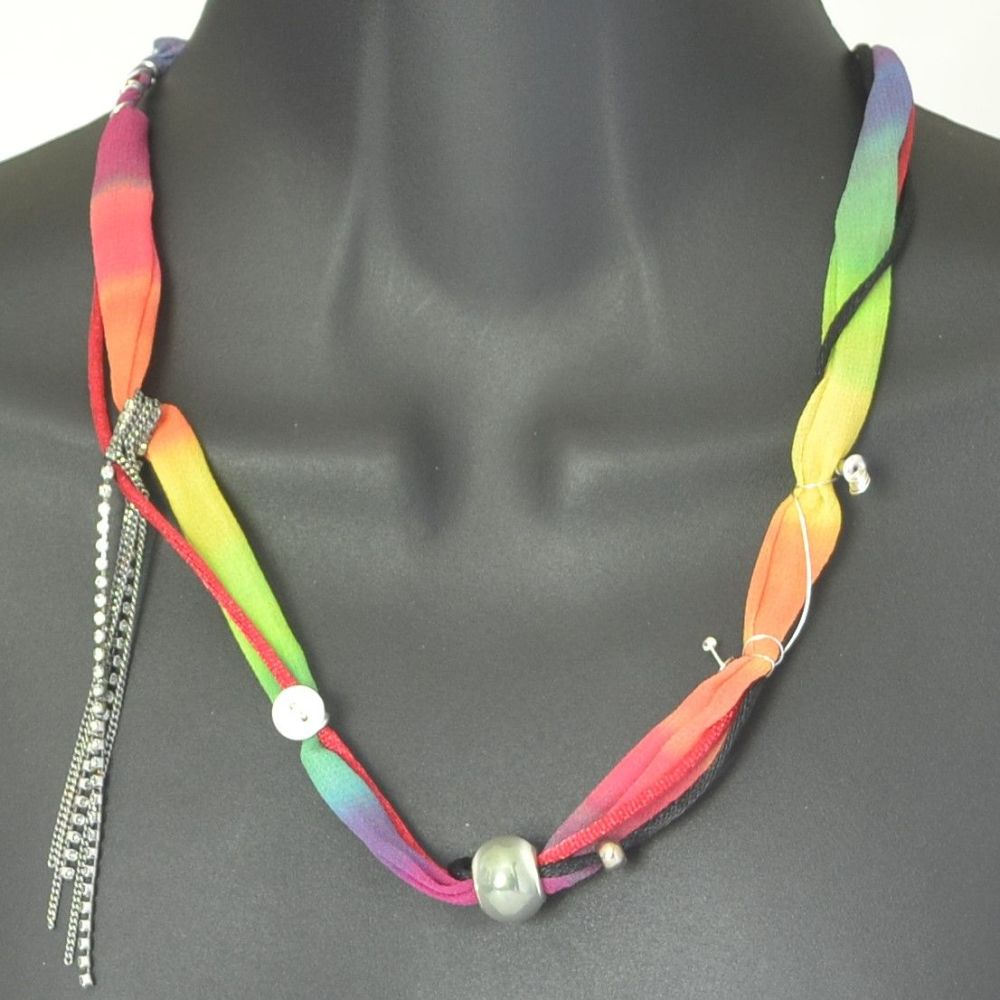 Necklace on mannequin