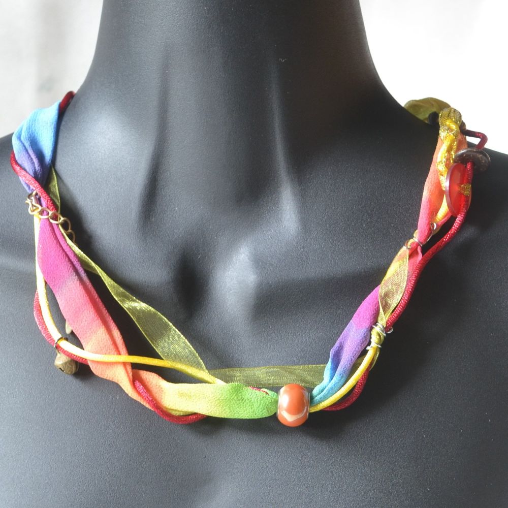 Necklace on mannequin