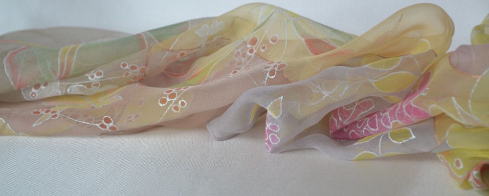 silk scarf detail