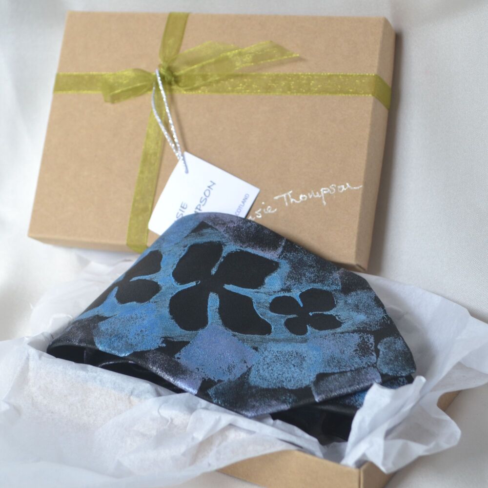 silk tie and box