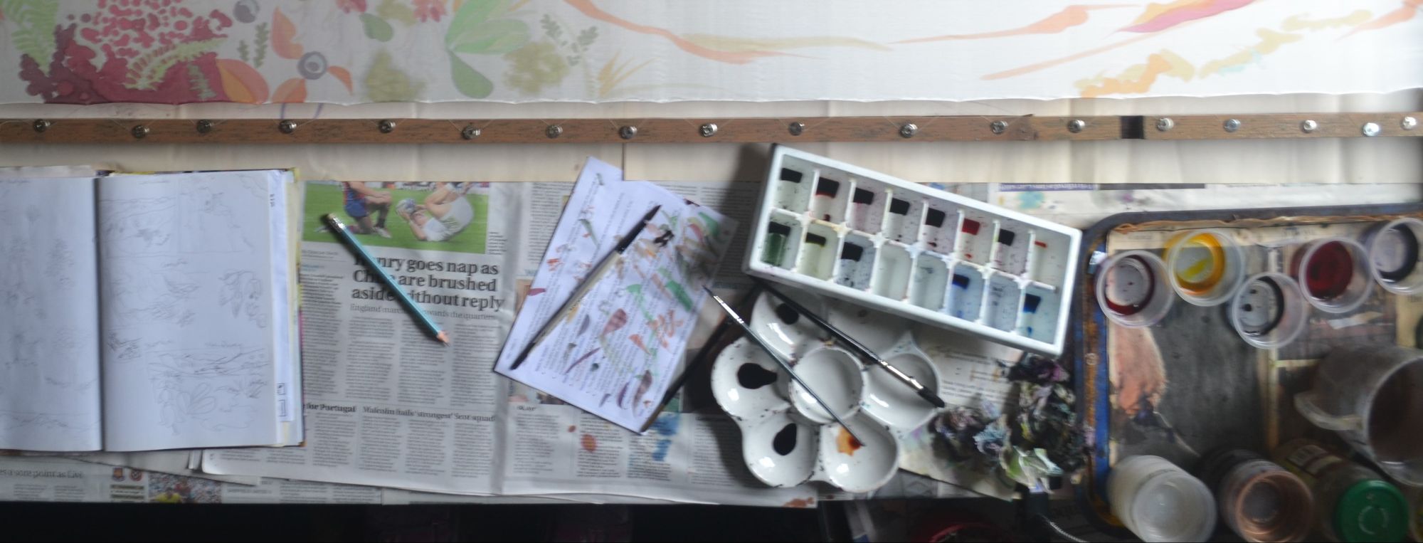painting on silk