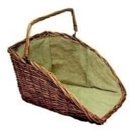 High Backed Wicker Log Basket