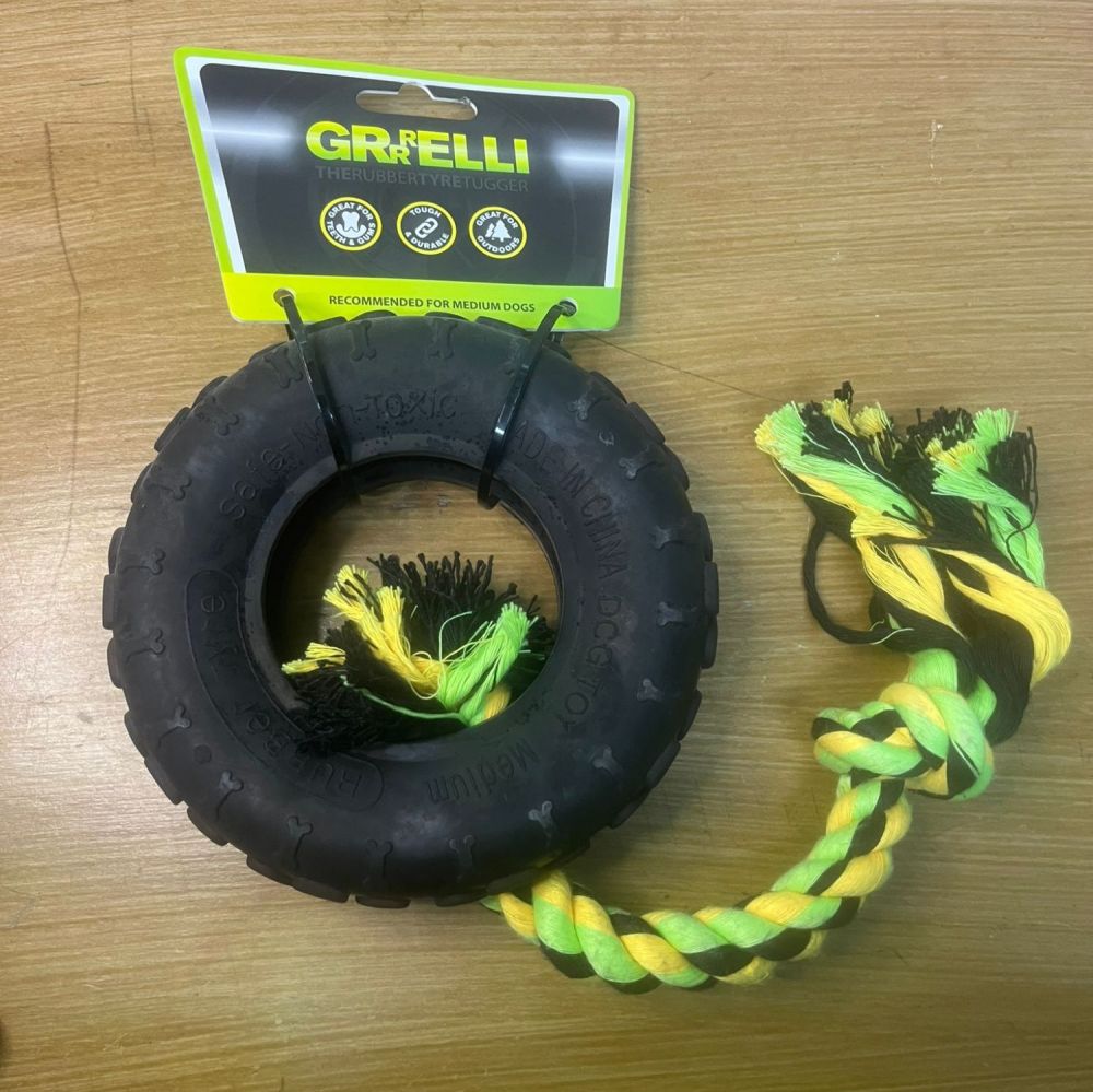 GRRRELLI The Rubber Tyre Tugger - Medium