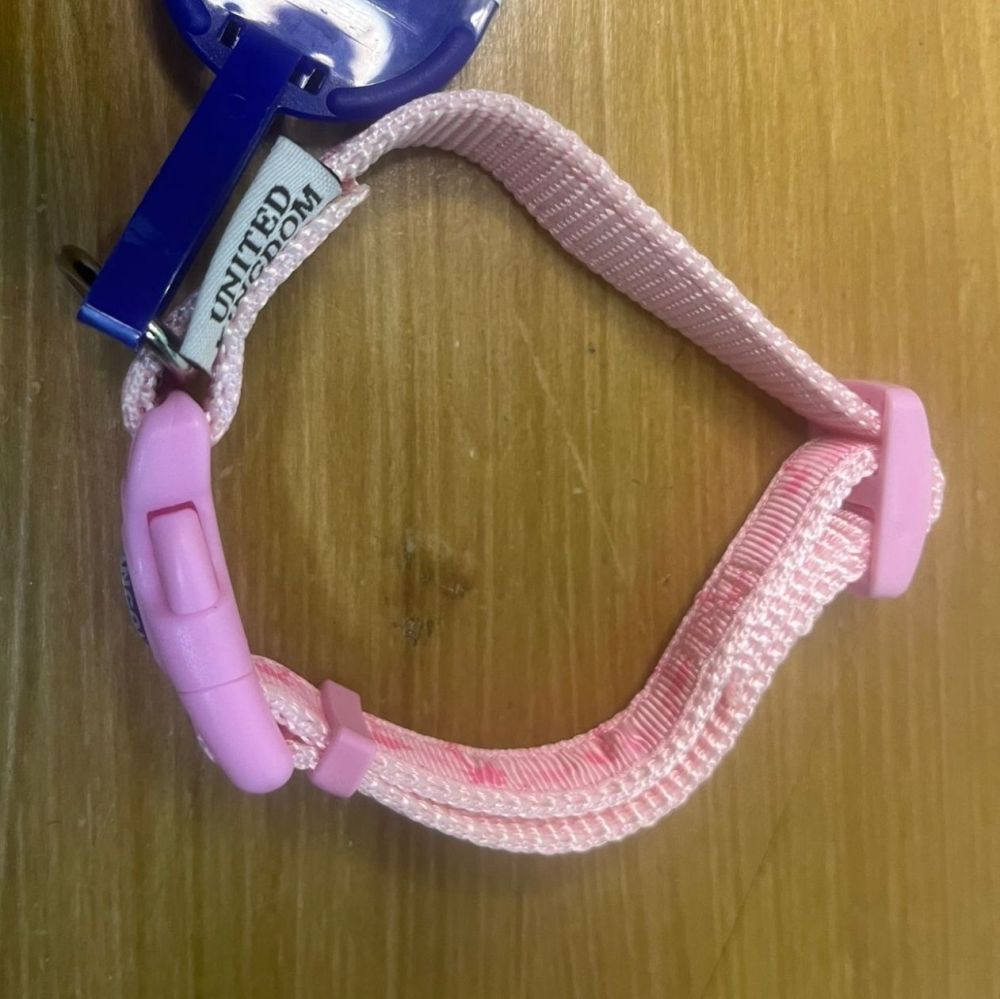 Ancol Quick Release Pink Flamingo Collar - Size 1-2  (20 - 30cm)