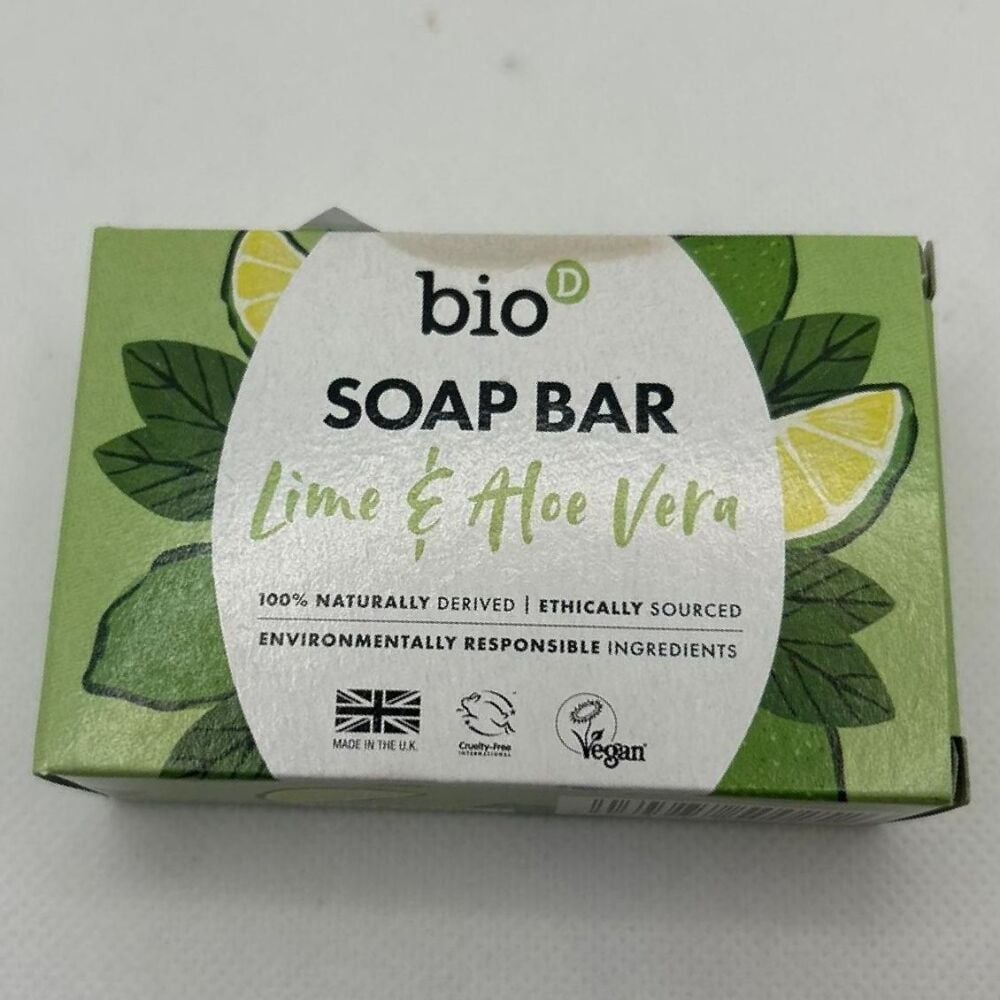 Bio-D Soap Bar Lime & Aloe Vera