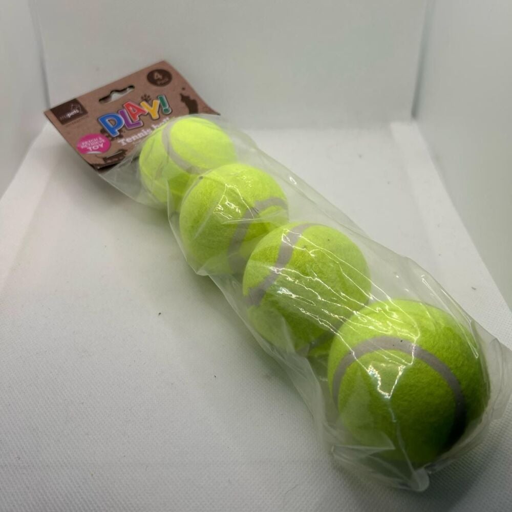 Play Tennis Balls - 4 Pack