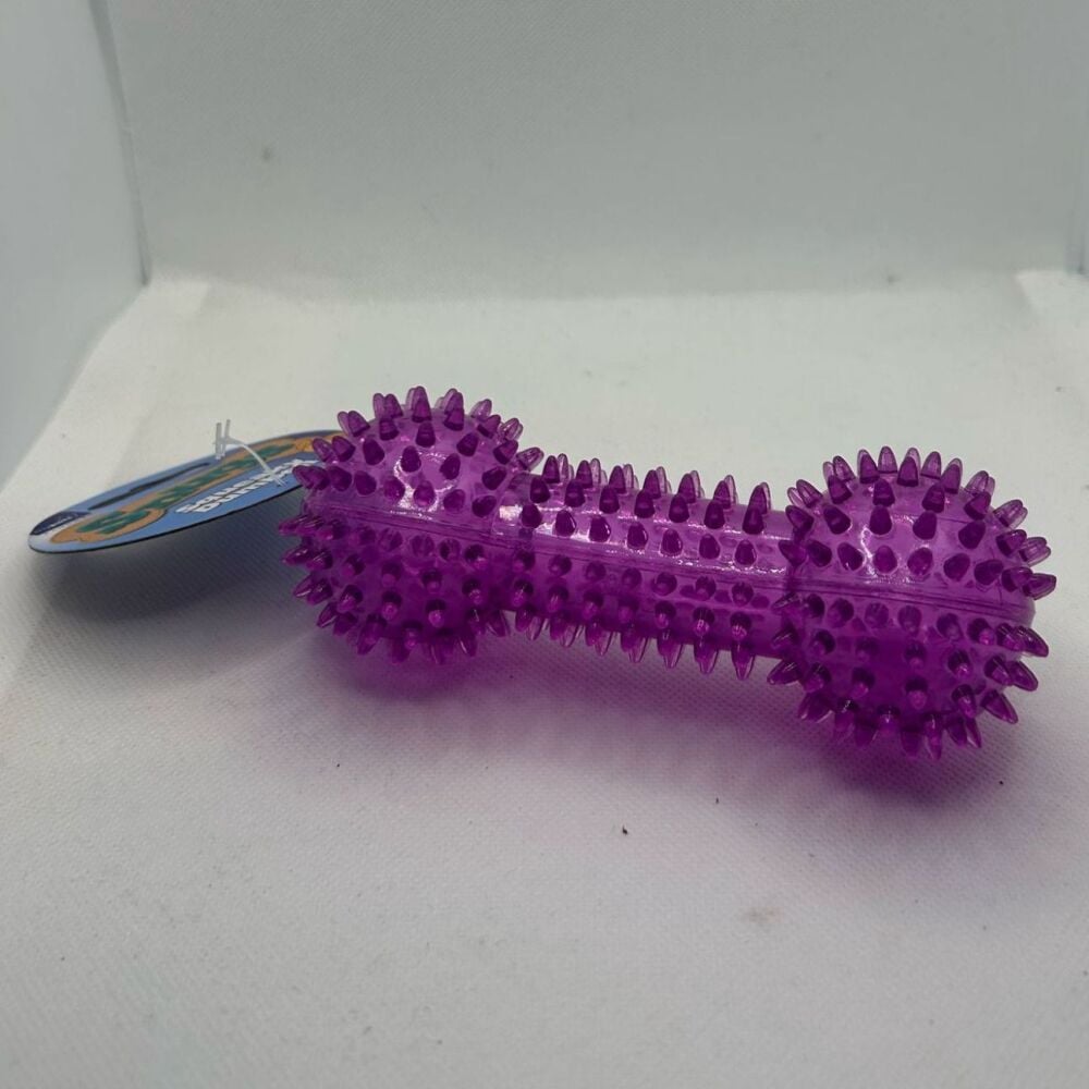 Snugs Squeaky Dumbell Purple