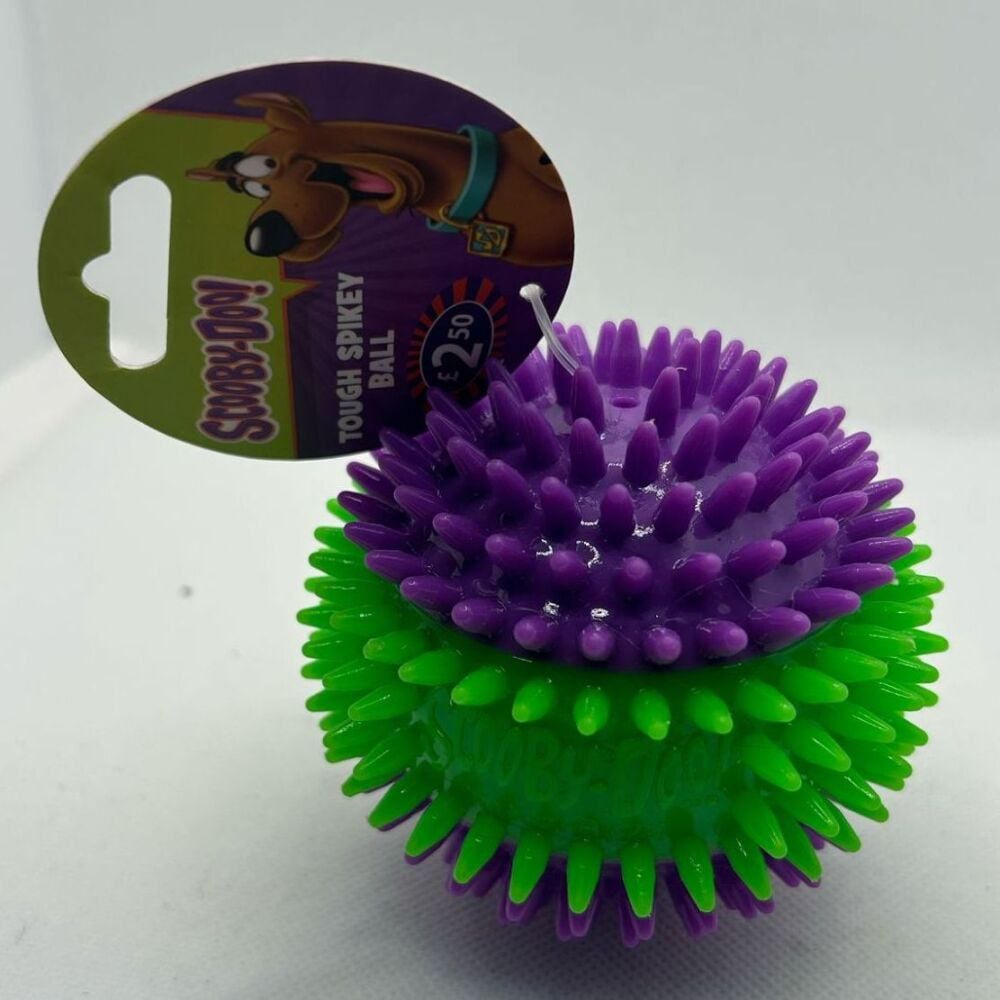 Scooby Doo Tough Spikey Ball - Green and Purple