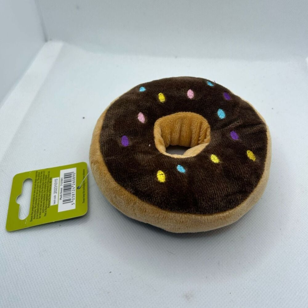 Soft Dog Toy - Donut