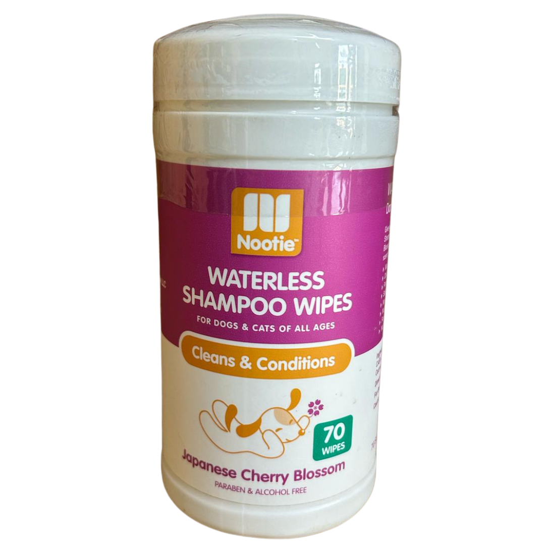 Nootie Waterless Shampoo Wipes - Japanese Cherry Blossom (70 wipes)