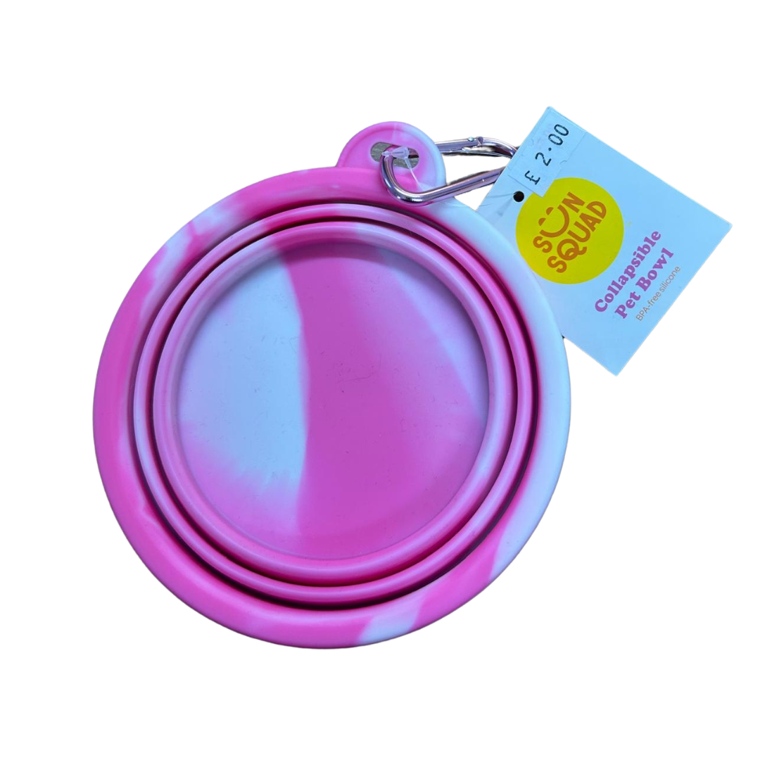 Sun Squad Collapsible Pet Bowl