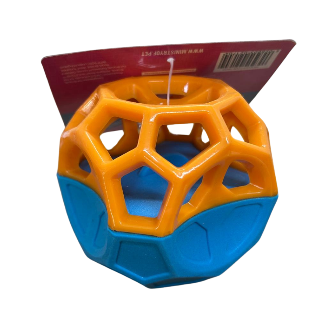 Ministry of Pets Blue & Orange Ball