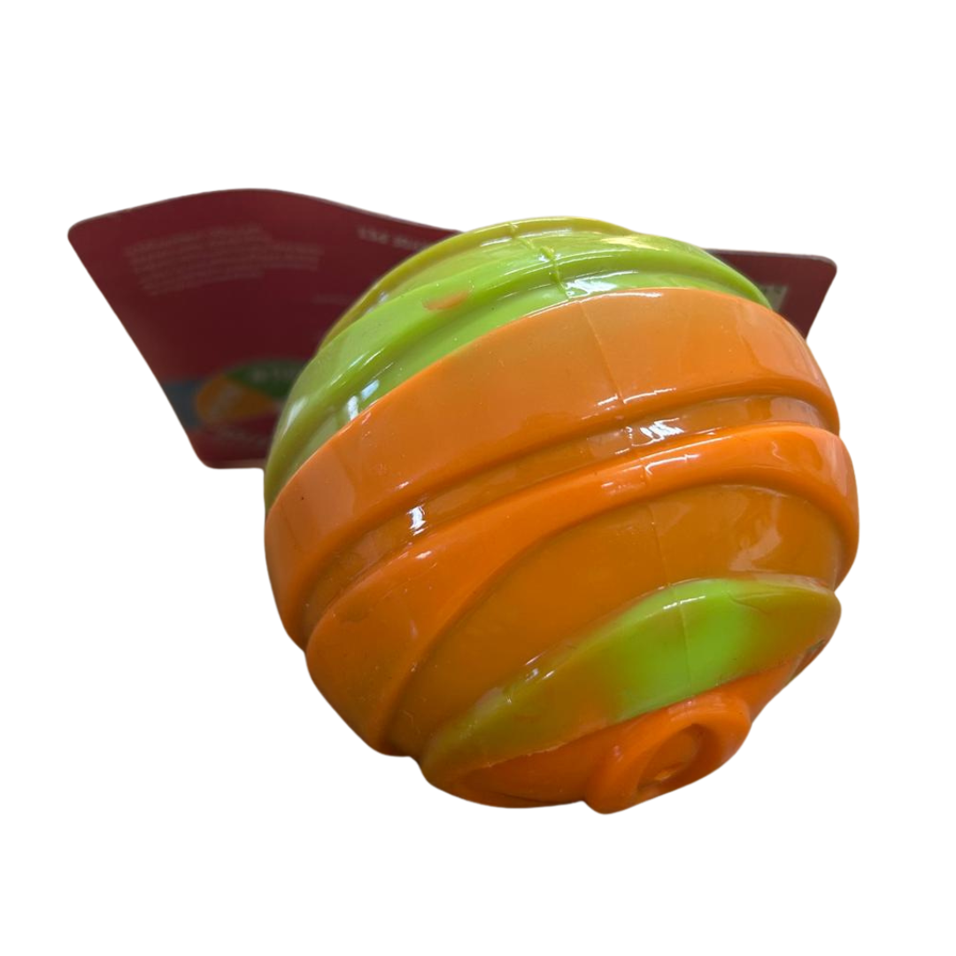 Ministry of Pets Orange & Green Ball