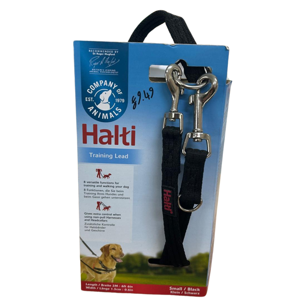Black Halti Training Lead - Small