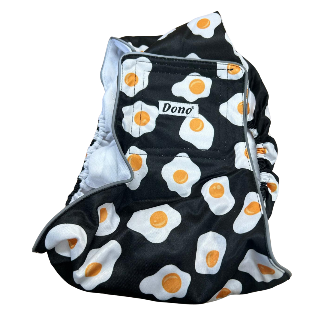 XL Reusable Belly Band Band Black Eggs
